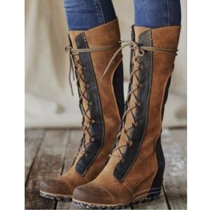 SOREL Cate the Great Wedge, Elk, Size 7.5, Worn Once - Perfect Condition